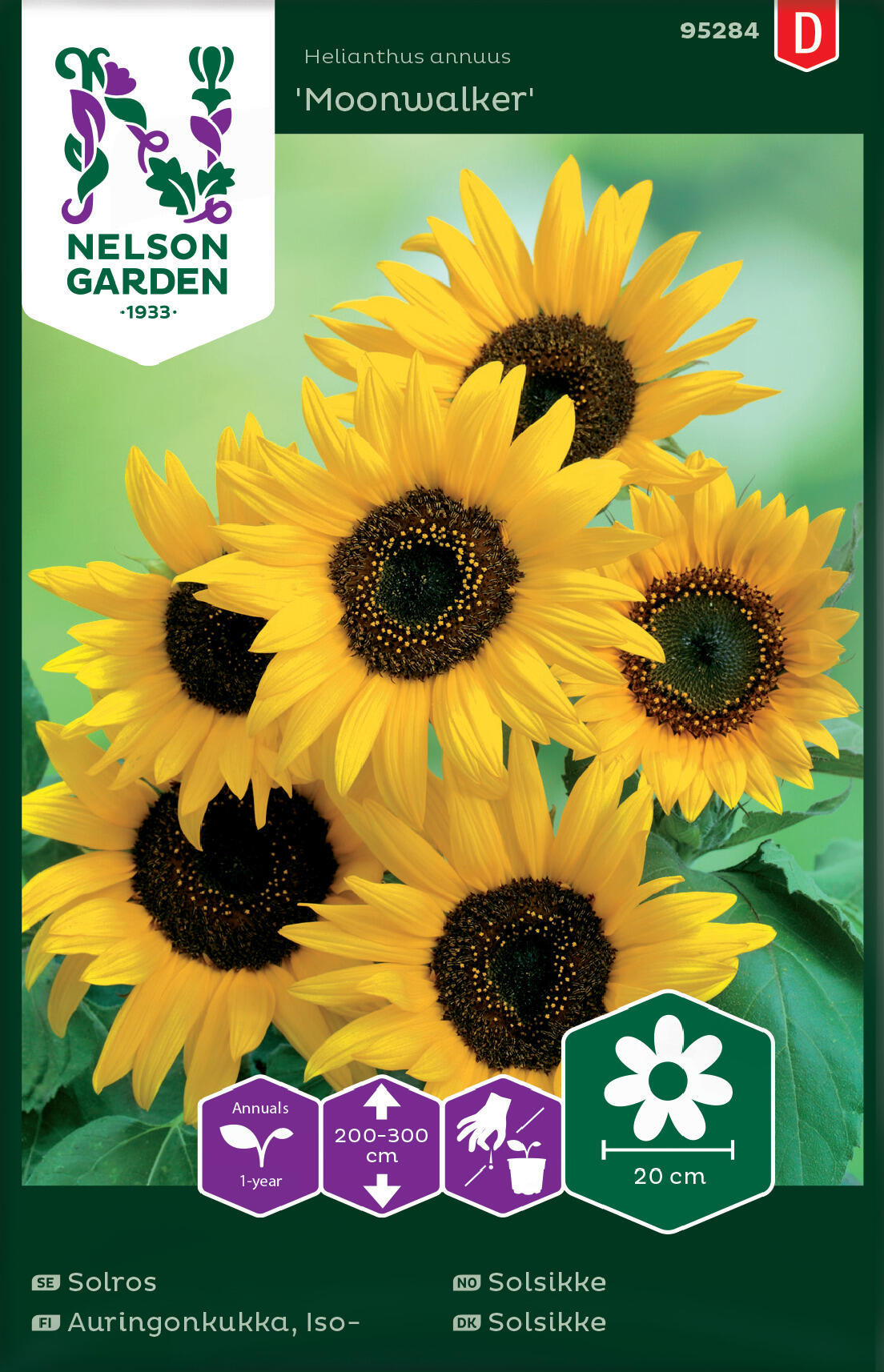 Solsikke 'Moonwalker'